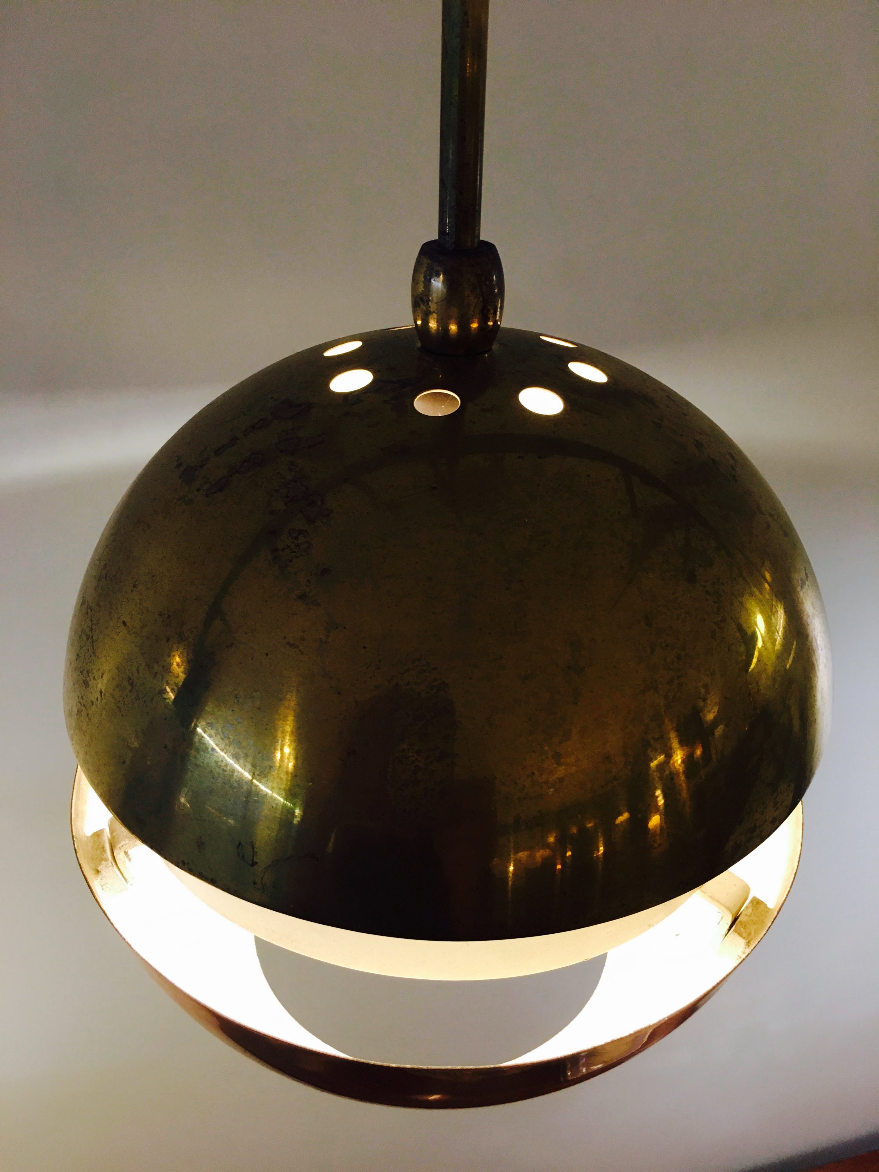 Candeeiro Brass and Copper Spherical:Globe Shape Pendants 3