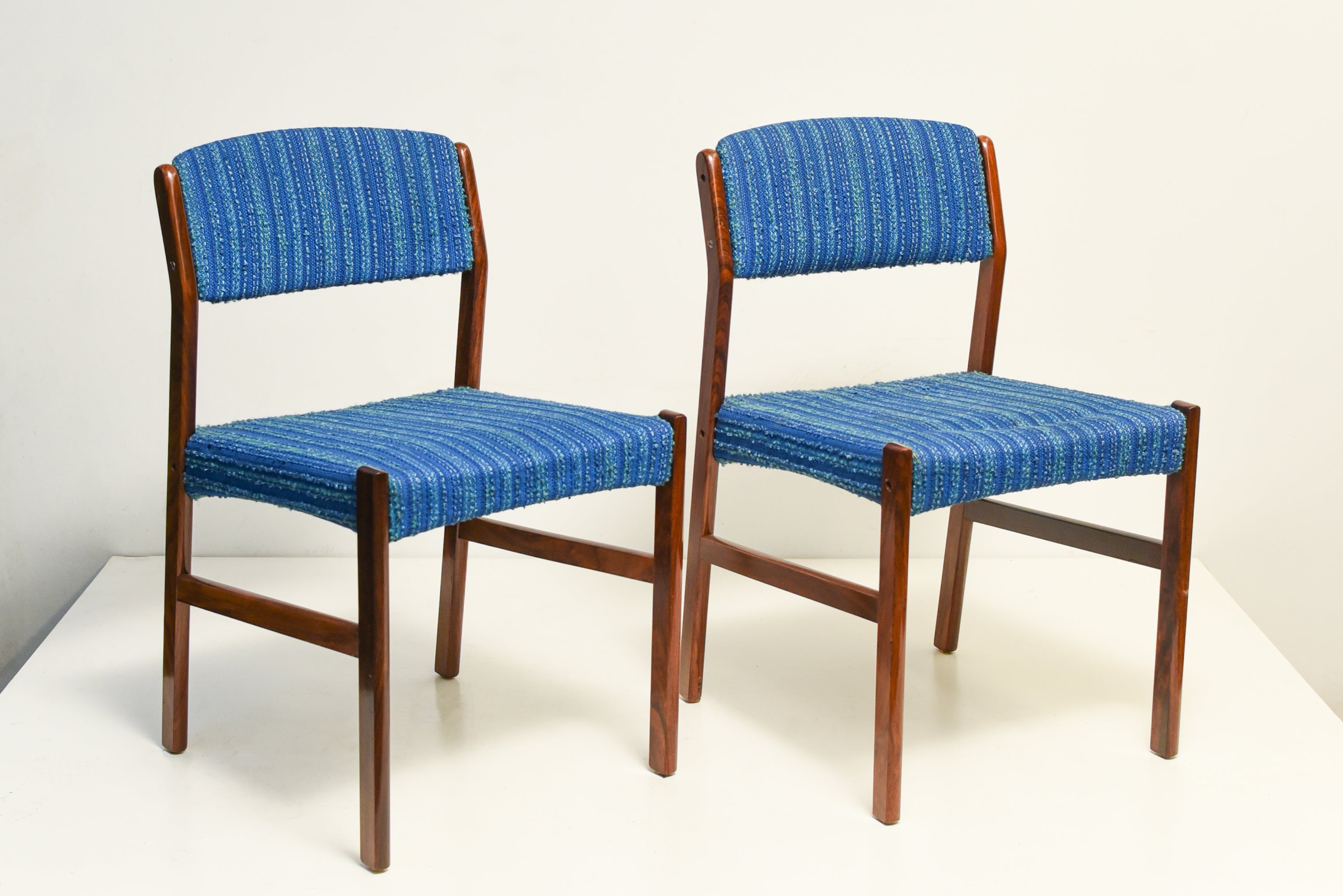 Set cadeiras Mid Century Erik Buck Dining rosewood Chairs, 1960s 4