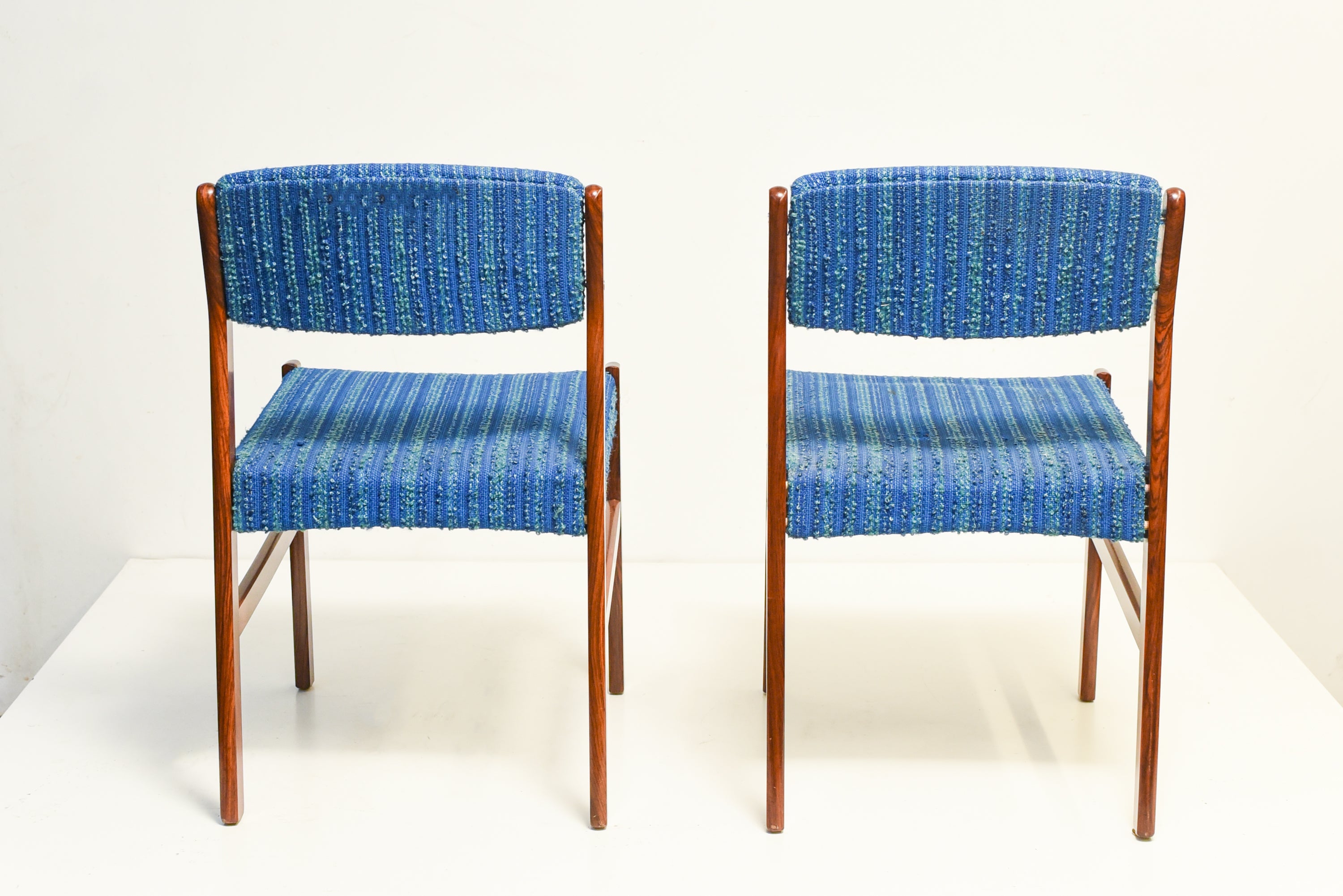 Set cadeiras Mid Century Erik Buck Dining rosewood Chairs, 1960s 6