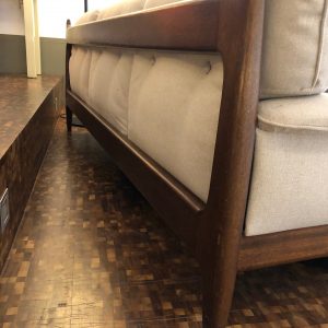 Sofá 1960s Brazilian Sofa, New Upholstery in the Style of Percival Lafer 6 Sofá 1960s Brazilian Sofa, New Upholstery in the Style of Percival Lafer 6